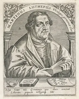 Martin Luther Biography Prints: Luther (De Bry)