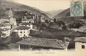 French Spanish Border Prints: Luzaide, Spain