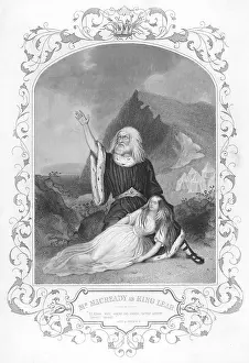 Classic Theatre Performances UK Prints: Macready / Lear / Act 5 Sc 3