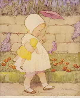 Children Prints: Madam Will You Walk? Print by Muriel Dawson