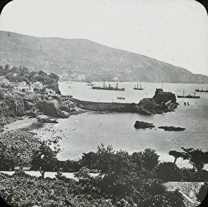 Madeira, Funchal, the bay from the town Madeira, Funchal, the bay from the town