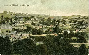Prints of Madeley Wood, Ironbridge, Telford and Wrekin, Shropshire, England. Date: 1910s Shropshire Prints: Madeley Wood Print, Ironbridge, Shropshire, England 1910s