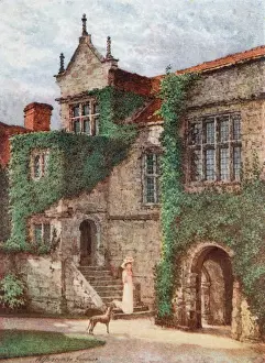 Prints of The Archbishops Palace at Maidstone, Kent Date: 1907 Palace Prints: The Archbishops Palace Maidstone Print 1907