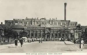 Port Sunlight Main Office Entrance Print