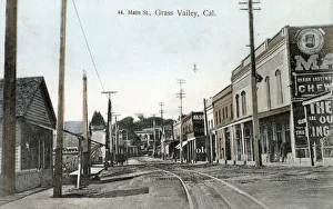 Main Street, Grass Valley, Nevada County, California, USA Main Street, Grass Valley, Nevada County, California, USA