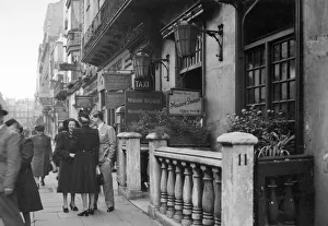 Maison Basque restaurant, Mayfair, 1940s Maison Basque restaurant, Mayfair, 1940s