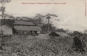 Maison Sargos at a cacao and coffee plantation, Congo Maison Sargos at a cacao and coffee plantation, Congo