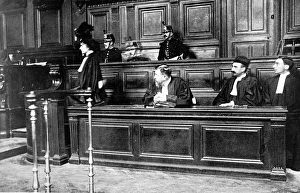 Maitre Helene Miropolsky, French Court of Assizes, 1910 Maitre Helene Miropolsky, French Court of Assizes, 1910