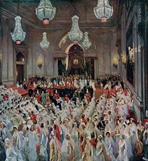 Their Majesties Court by Sir John Lavery Their Majesties Court by Sir John Lavery