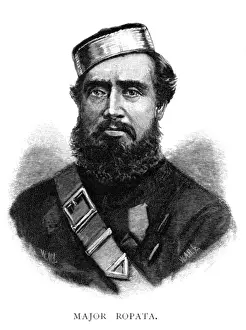 Major Ropata Print, 19th Century New Zealand Officer