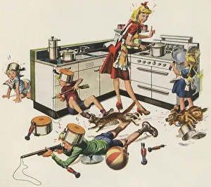 Making Havoc with Cookware Date: 1947 Making Havoc with Cookware Date: 1947