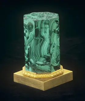 Malachite Mineral Prints: Malachite