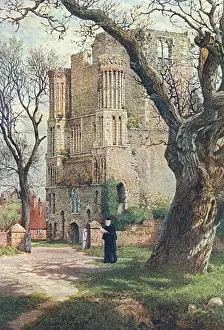 Historic Sites In England Prints: Malling Abbey / 1907