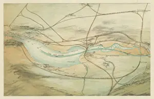 River Mersey Prints: Manchester Ship Canal Western End Print