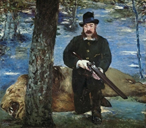 MANET, Edouard. Pertuiset, the lion hunter MANET, Edouard. Pertuiset, the lion hunter