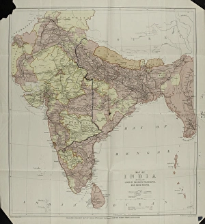 Map of India Shewing the Lines of Railways, Telegraphs? Map of India Shewing the Lines of Railways, Telegraphs?