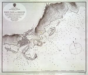 Map of Naos and Arrecife, Lanzarote, Canary Islands Map of Naos and Arrecife, Lanzarote, Canary Islands