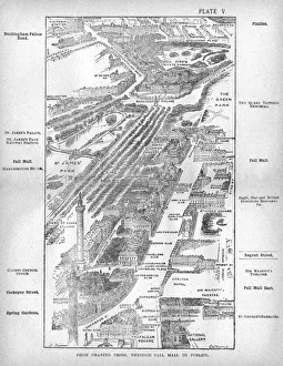 Map of the Pall Mall area of London Map of the Pall Mall area of London