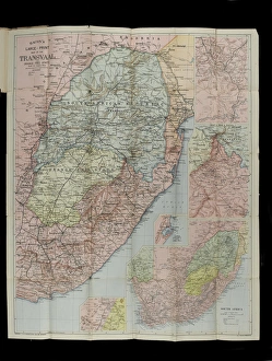 Map of parts of South Africa, 1900 Map of parts of South Africa, 1900