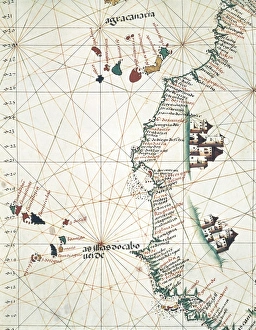 Map of the West of African coast with the Islands Map of the West of African coast with the Islands