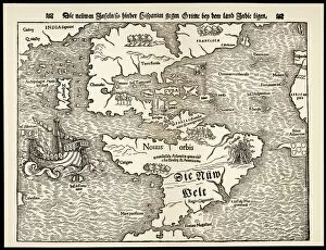 Cathay Collection: Maps / Americas 1540