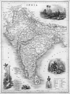 India under British Rule Print C1850
