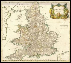 Prints of England and Wales Map Prints: England and Wales Map Print 1810