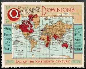 World Prints: British Empire World Map Print