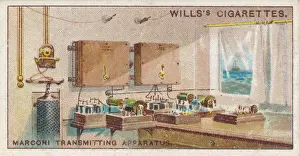 Early Radio Equipment Prints: Marconi Transmitter