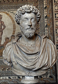 Marcus Aurelius (121-180). Roman Emperor. Bust Marcus Aurelius (121-180). Roman Emperor. Bust