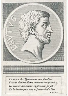 Ancient Roman Politics Prints: Marcus Junius Brutus / Fr
