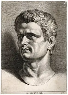 Ancient Roman Politics Prints: Marcus Junius Brutus / Hd