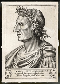 Marcus Porcius Cato, Roman statesman Marcus Porcius Cato, Roman statesman