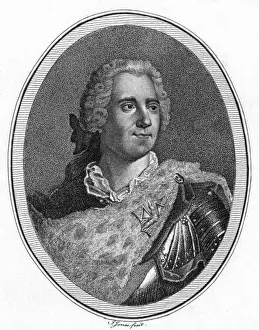 Austrian Military Commander Prints: Marechal De Saxe - 3