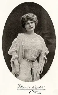 Marie Corelli Print by Unknown Artist 19th Century