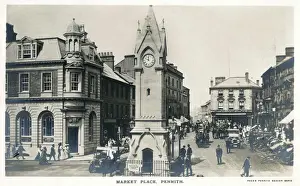 Marketplace - Penrith, Cumbria Print 1915