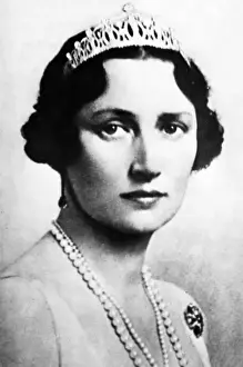 Prints of MARTHA, CROWN PRINCESS OF NORWAY Daughter of Princess Charles of Sweden, she married Crown Prince Olav of Norway in 1929. She died 3 years before Olav became King of Norway in 1957. Date: 1901 - 1954 Sweden Prints: Martha of Norway Print, Crown Princess 1901-1954