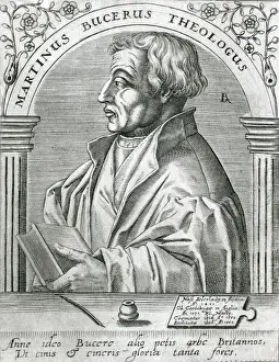 Martin Bucer Print: Protestant Reformer 1491-1551