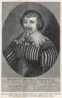 German Literary Figures Prints: Martin Opitz