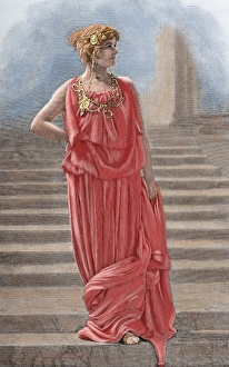 Mary Anderson in the role of Hermione Mary Anderson in the role of Hermione