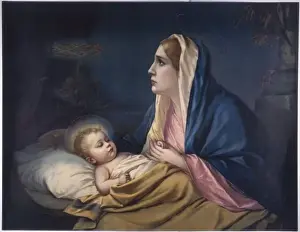 Christian Iconography Prints: Marys Premonition