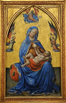Masolino da Panicale (1383-1447)- Italian painter. Renaissan Masolino da Panicale (1383-1447)- Italian painter. Renaissan