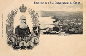 Matadi, Congo Free State - Leopold II and Colonial Officials Matadi, Congo Free State - Leopold II and Colonial Officials