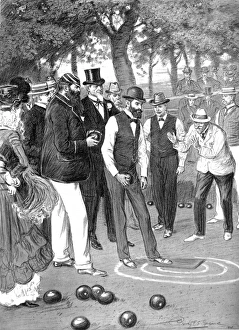 Match of Bowls at Crystal Palace, London, 1901 Match of Bowls at Crystal Palace, London, 1901