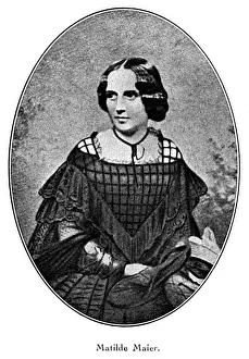 Mathilde Maier Print, 1833-1910