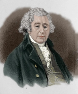 Matthew Boulton (1728-1809). Colored engraving Matthew Boulton (1728-1809). Colored engraving