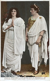 Maud Jeffries and Wilson Barrett in The Sign of the Cross Maud Jeffries and Wilson Barrett in The Sign of the Cross