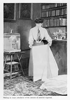 Measuring Cloth Print
