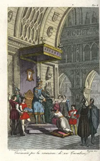 Medieval ceremony of the creation of a knight Medieval ceremony of the creation of a knight