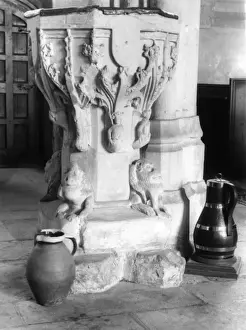 English Medieval Architecture Prints: Medieval Font